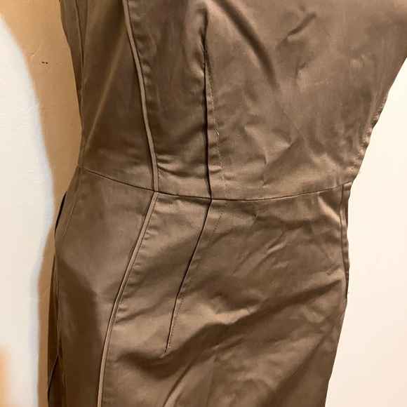 H & M Elegant Brown Sleeveless cocktail Dress size 10 nwot - Picture 3 of 9